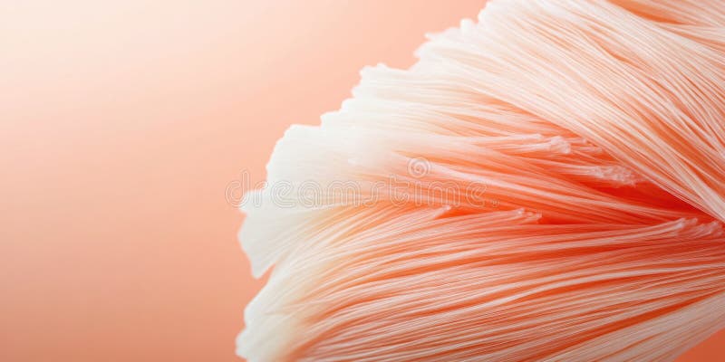 Texture abstraite en plume blanche et orange dans un focus doux illustration stock