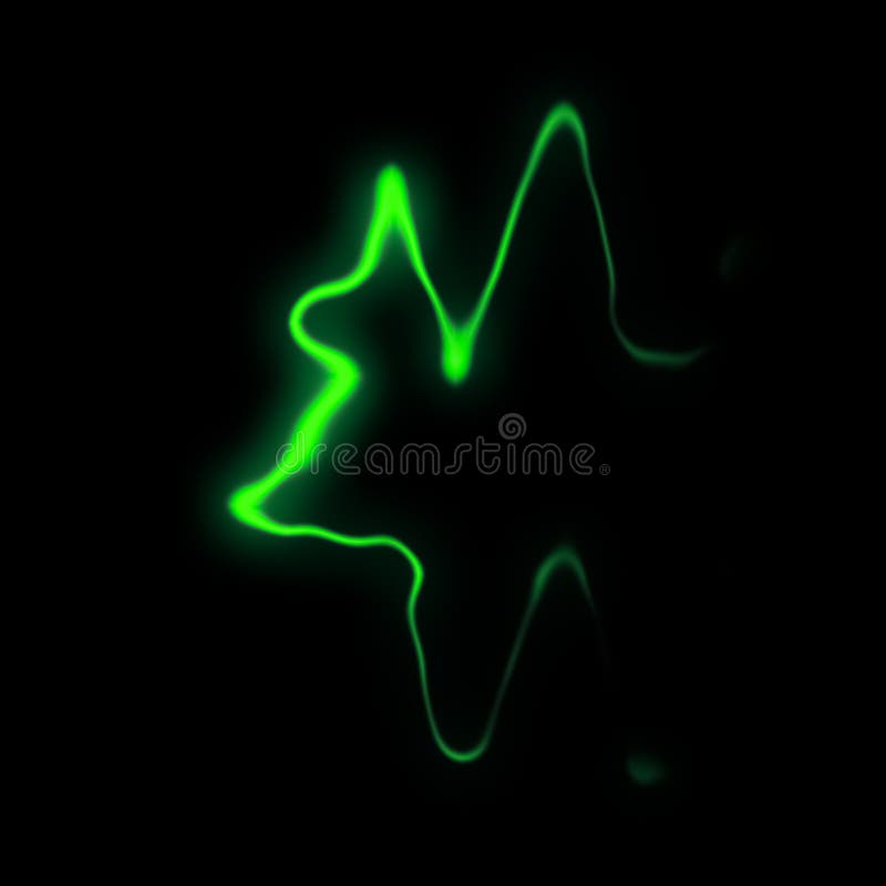 Fond De Lumière Laser Vert. Texture De Fond De Vitesse Et De