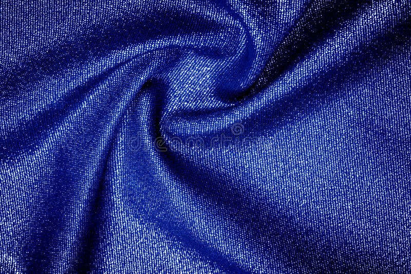 Texture, Background, the Fabric Has a Bright Blue, Aqua, Azure Color