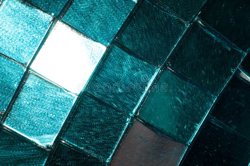 Texture of the Background Image. Closeup. Colored Mirror Balls. Stock
