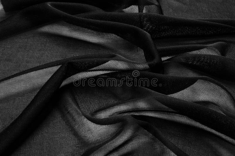 Texture, Background, Pattern. Black Transparent Fabric Stock Photo - Image  of model, decorative: 104736694