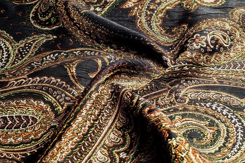 Texture Background Pattern. Cloth is Dense in Indian Style Texture ...