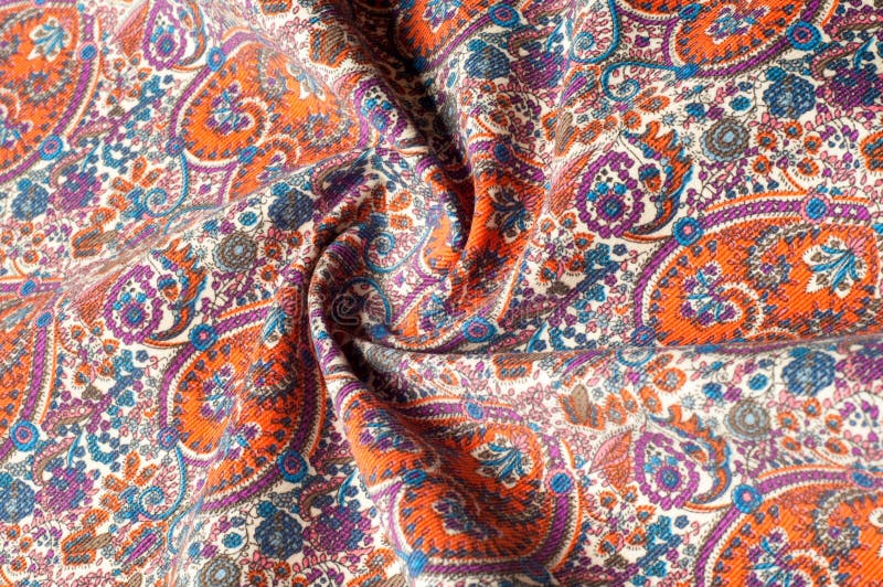 Texture Background Pattern. Traditional Indian Paisley Pattern Stock ...