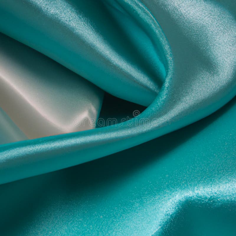 Texture, Background. Silk Satin Fabric Blue, Blue Silk Drapery and