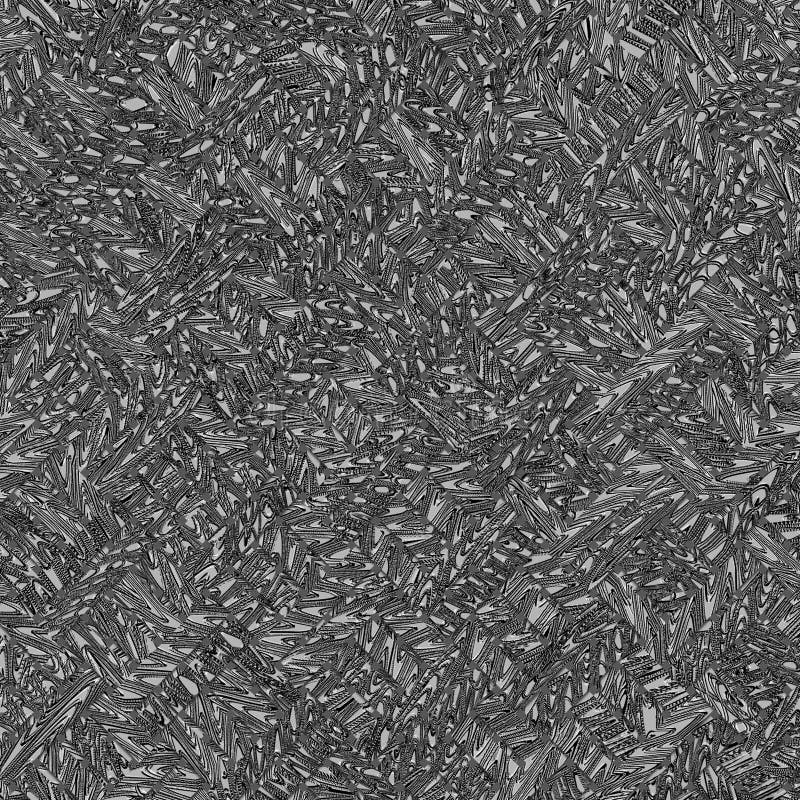 Texture or backdrop, virtual geometric pattern woven mat or rattan, for design background. Gray or black and white b&w stock illustration