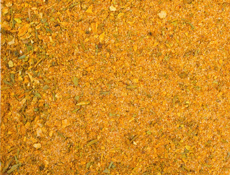 Download Texture Background Yellow Spice Mix Stock Image Image Of Rosemary Roast 107811241 Yellowimages Mockups