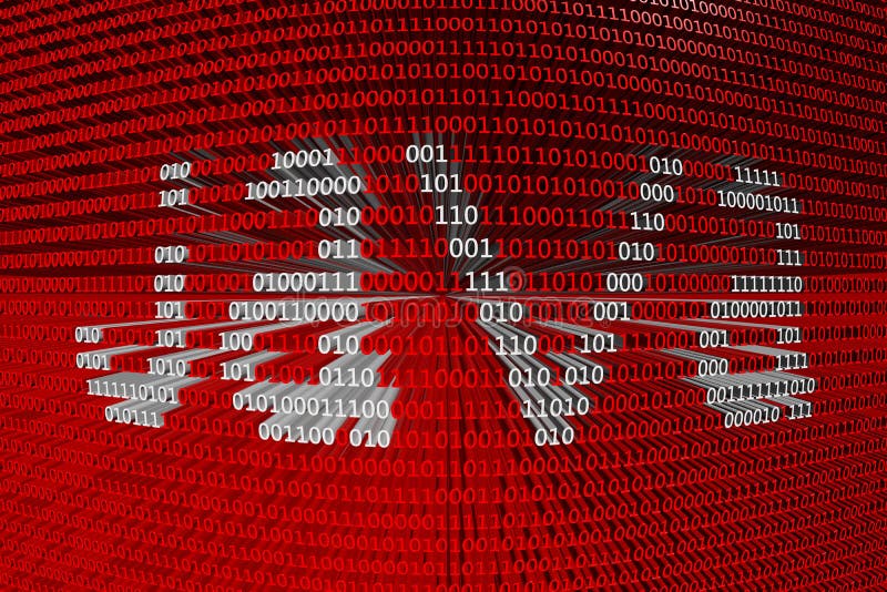The texture of the binary code with the selected programming language java. Programming language java illustrations