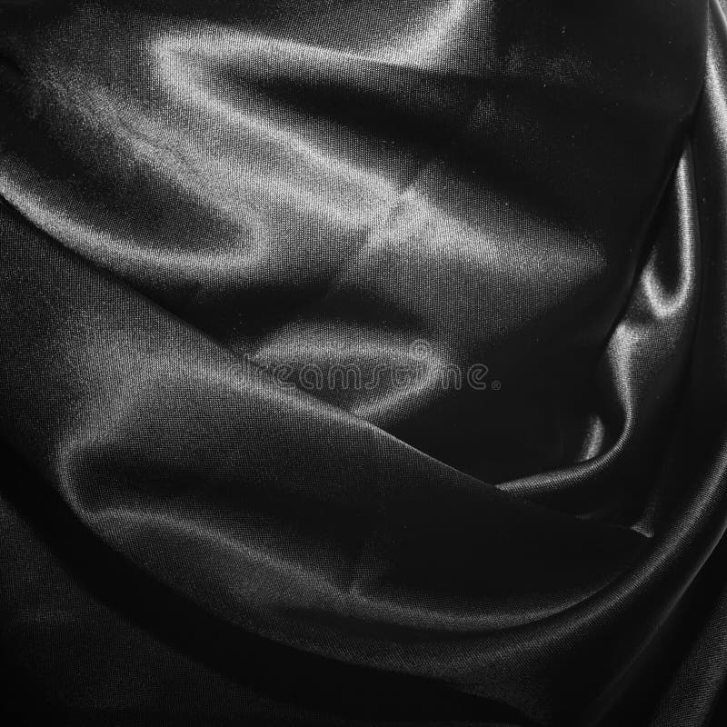 Texture of a black silk stock image. Image of softness 7658259