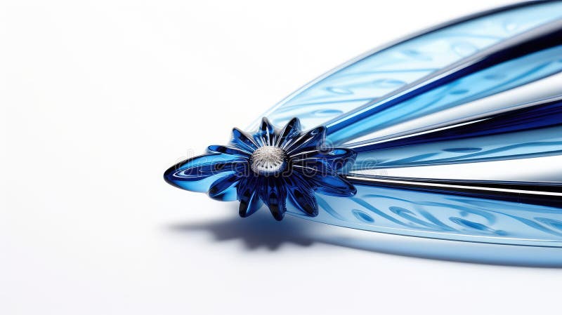 Texture blue dart on white background stock illustration