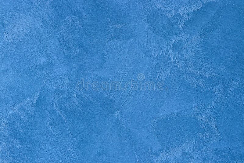 Texture of blue decorative plaster or stucco or concrete. Abstract background for design