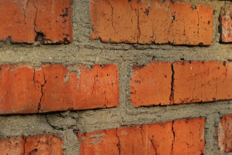 Texture of a Brick Wall with Concrete Joints Stock Photo Image of