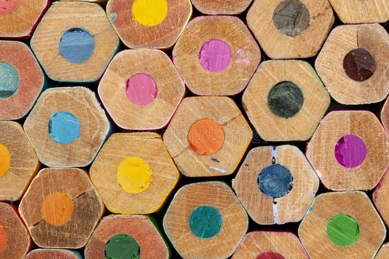 Texture of colored pencils stock image. Image of education 39270537