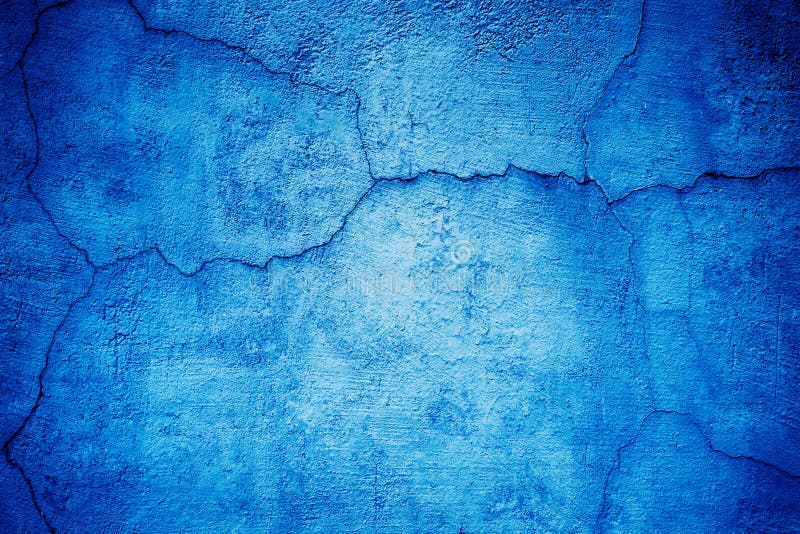 Blue wall, texture of colored cement street background. Blue wall, texture of colored cement street background