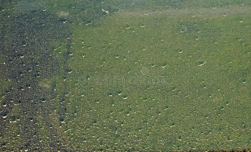 Texture of dark green metal surface dust and drops stock photo Texture of dark green metal surface dust and drops stock photo