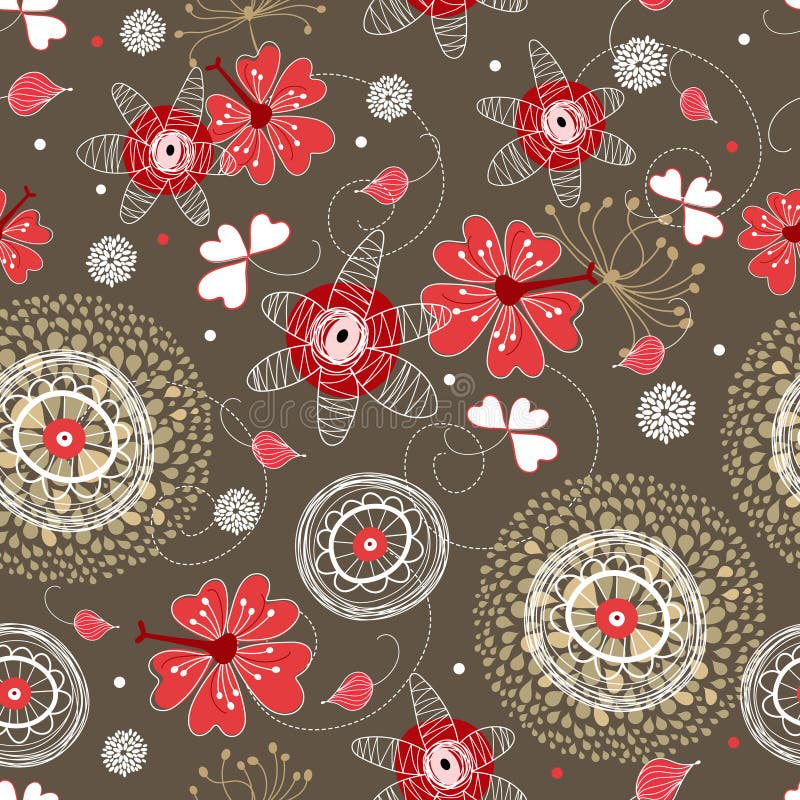 Texture de fleur d'automne illustration de vecteur