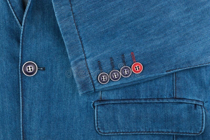 Texture Denim Jacket with Pocket and Sleeves Stock Photo Image of