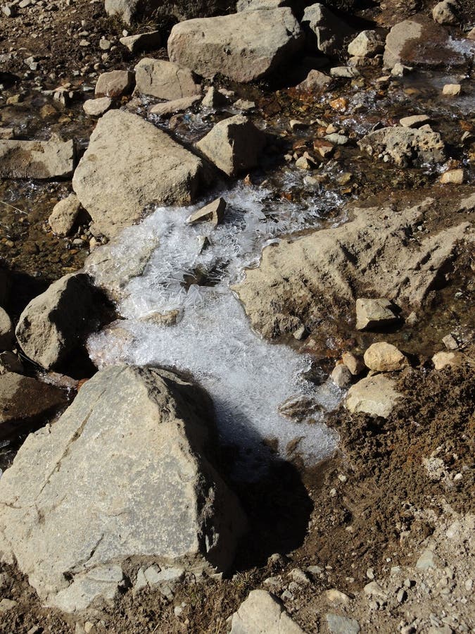 Download Texture et roches de glace image stock. Image du glacier - 77154271