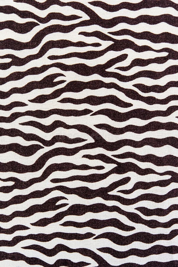 Texture of Fabric Stripes Zebra Stock Photo - Image of closeup ...