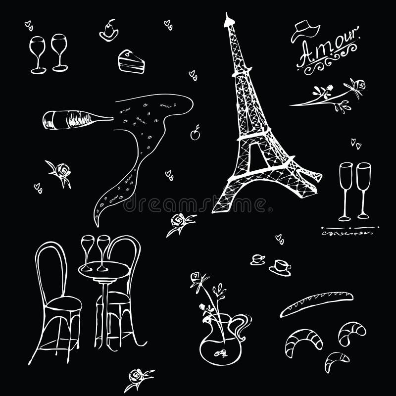 Texture graphique de Vecor dans le style de Paris illustration de vecteur Texture graphique de Vecor dans le style de Paris illustration de vecteur