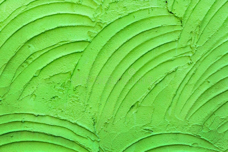 Texture Of Green Color Cement Or Plaster For Background Stock Photo