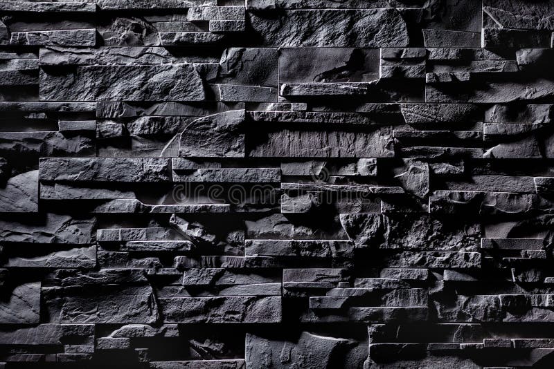 Texture of grey stone wall