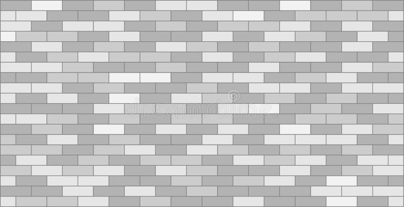 Texture grise blanche de mur de briques illustration libre de droits Texture grise blanche de mur de briques illustration libre de droits