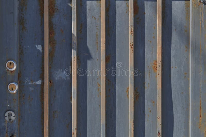 Texture of an Iron Fence with Rust Elements Stock Photo Image of