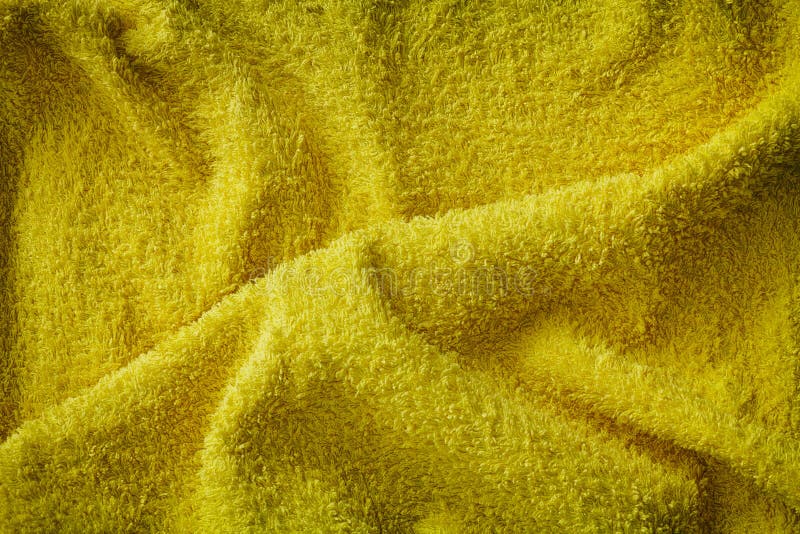 Texture jaune de tissu image libre de droits Texture jaune de tissu image libre de droits