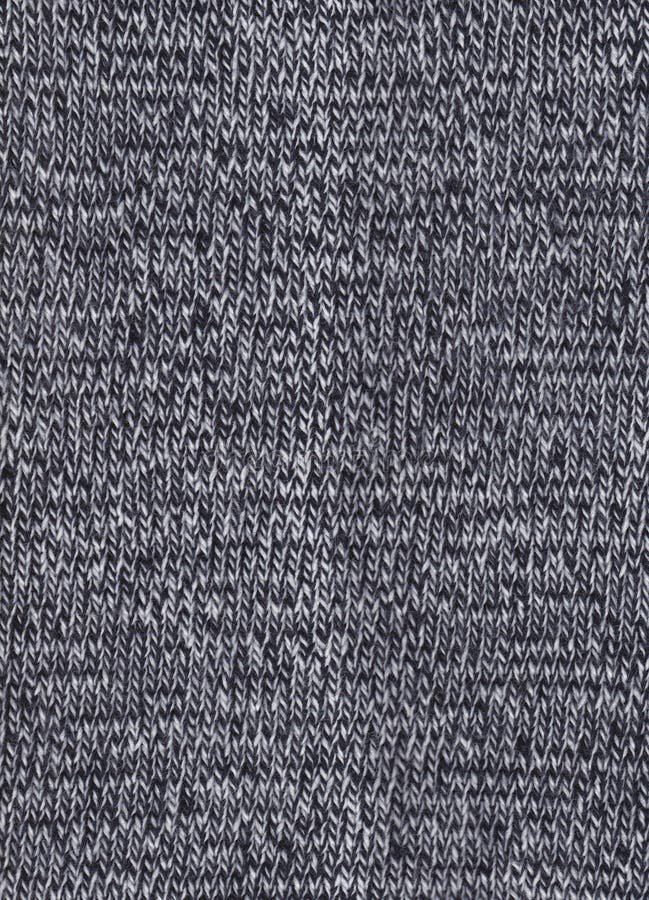 Texture of Knitted Black and White Fabric. Stock Photo Image of grey