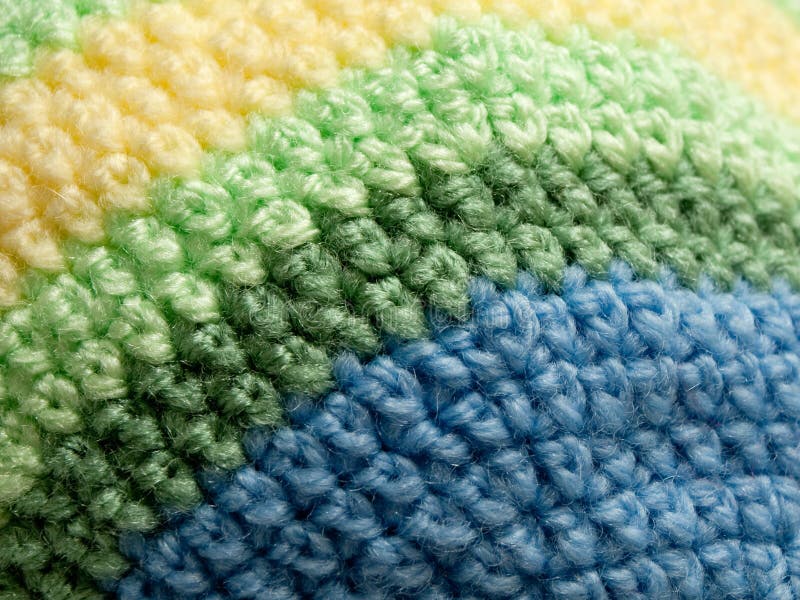 Texture of a knitted fabric piece.