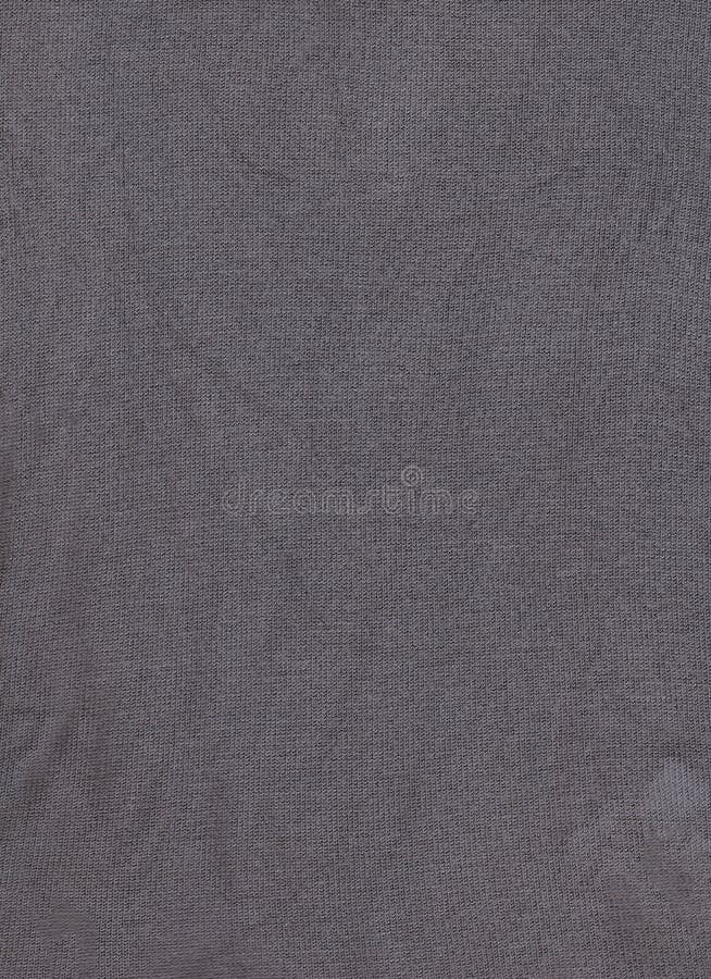Cotton Gray Texture. Real Heather Grey Knitted Fabric Stock Photo
