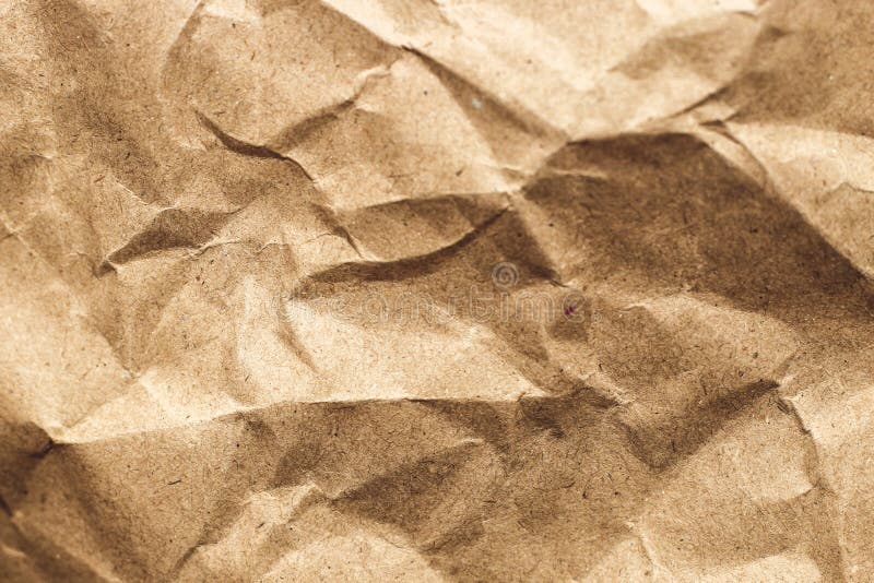 Texture of Kraft Eco Paper, from Recycling. Close Up of a Cardboard