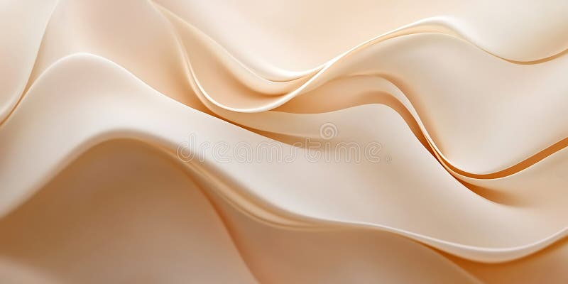 Texture lussuosa di tessuto Beige : Sfondo di seta defilato illustrazione di stock