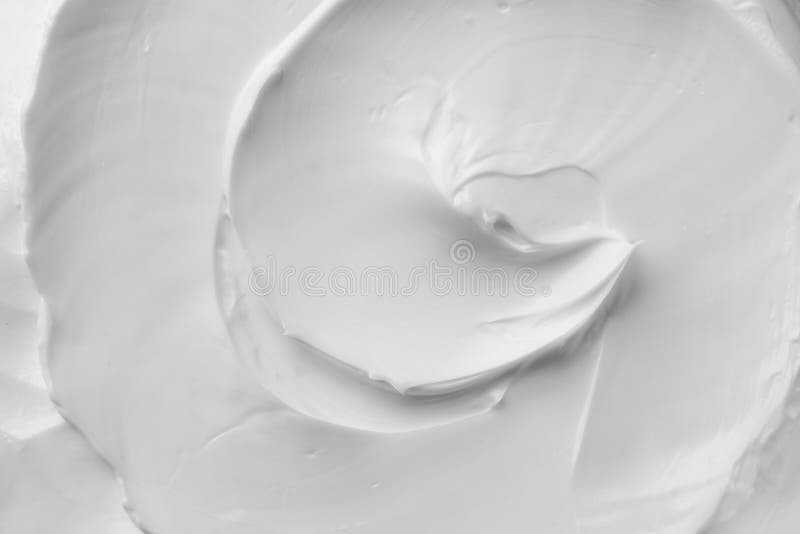 Texture of Natural Face Cream, Top View Stock Image Image of