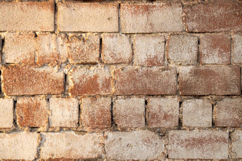 The Texture of the Old Brick. Construction, Brick Wall. Background and