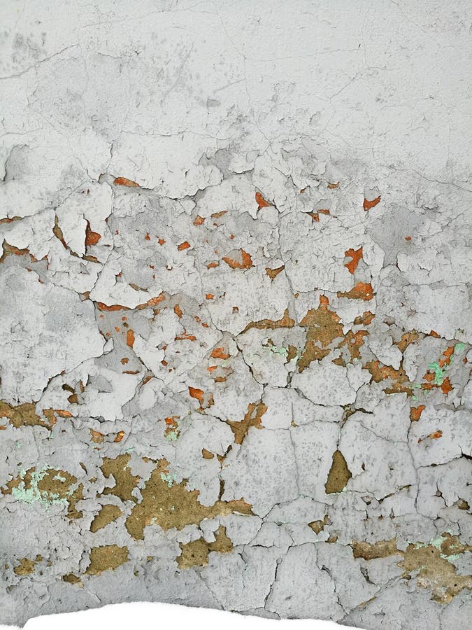 Old Wall Texture with Peeling Paint Pieces Stock Image Image of
