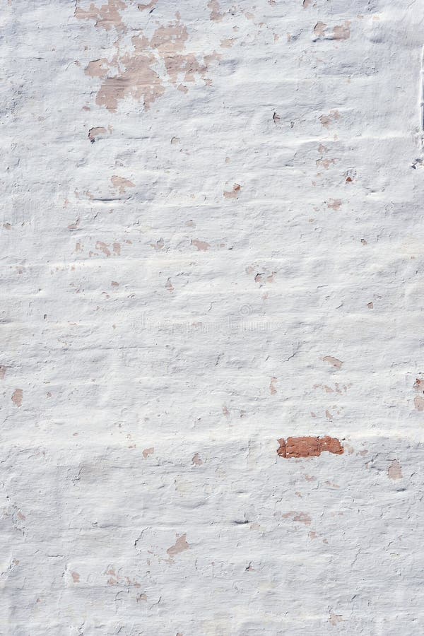 Texture of Old Plaster. Peeling Plaster on a Brick Wall. Abstract ...