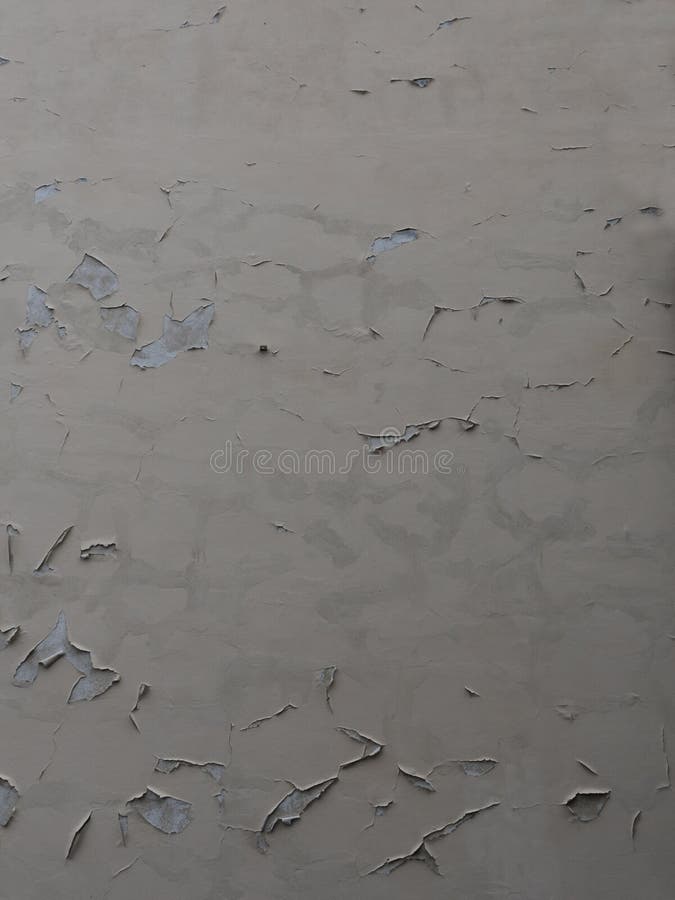 Texture of Peeled Plaster at Old House. Old Wall with Crags. Stock