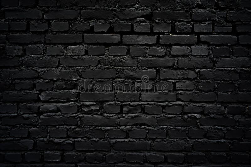 Black Brick Wall Background Stock Photo - Image of structure, bricks:  173059236