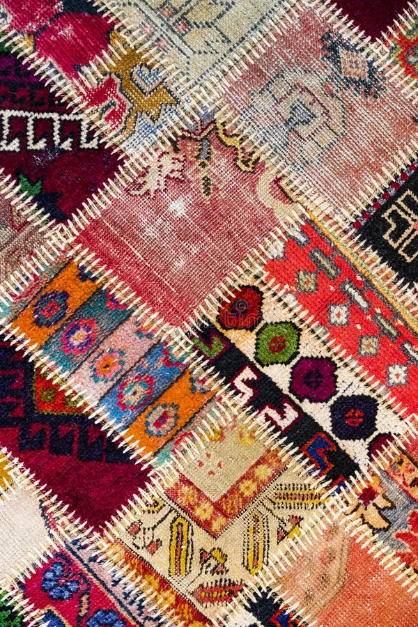 Texture of a Piece of Old Carpet Stock Image Image of handmade