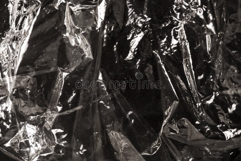 The Texture Of The Plastic Film Stock Image Image of light