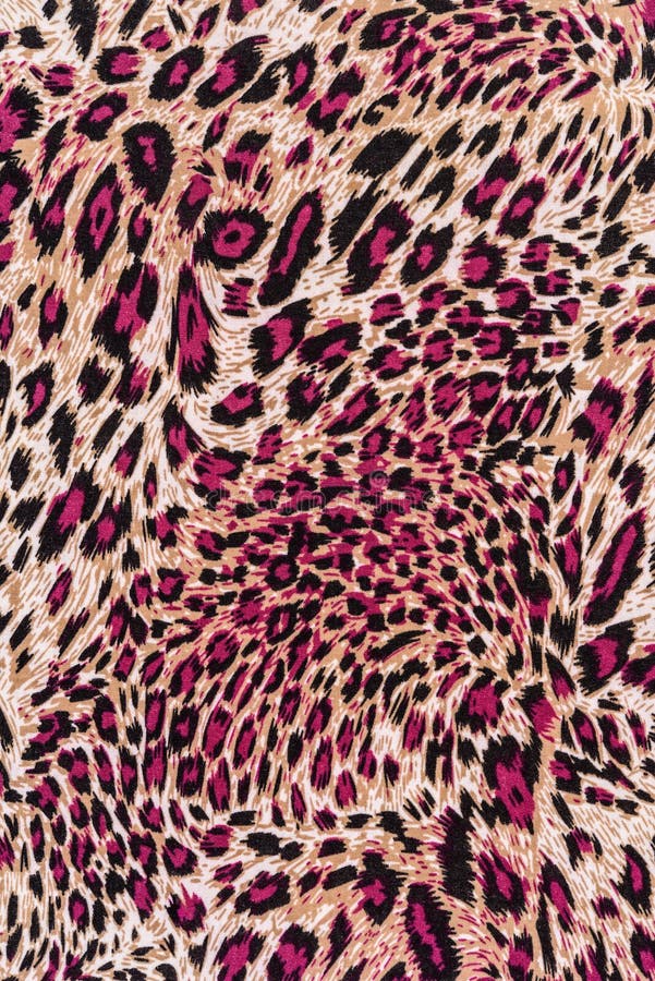 Texture of Print Fabric Striped Leopard Stock Image Image of leather