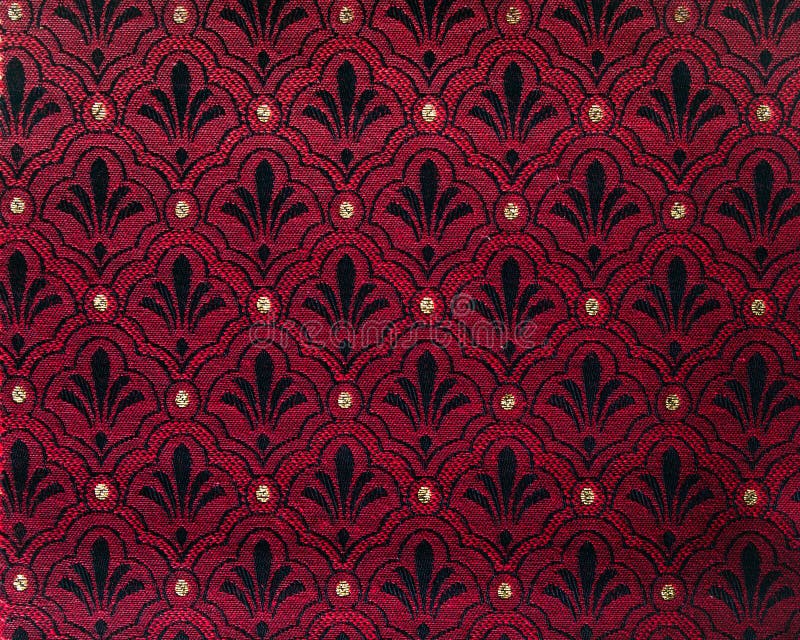 Texture of red fabric