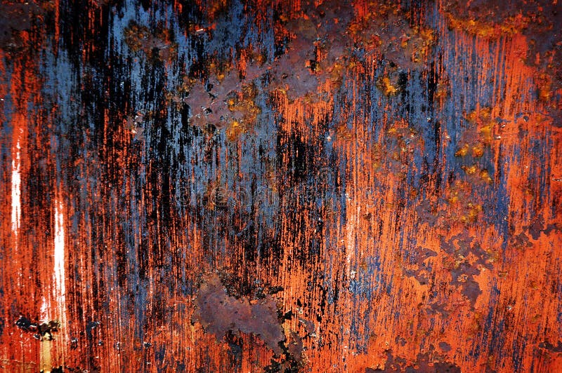 Texture rouillée en métal pour le fond photos stock Texture rouillée en métal pour le fond photos stock