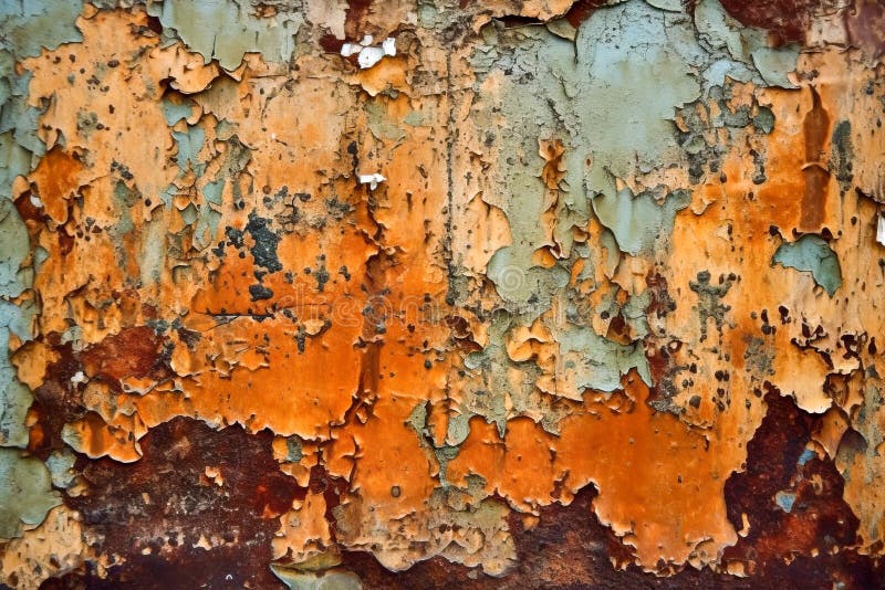 Rusty Metal Texture Peeling Paint Stock Illustrations 582 Rusty Metal