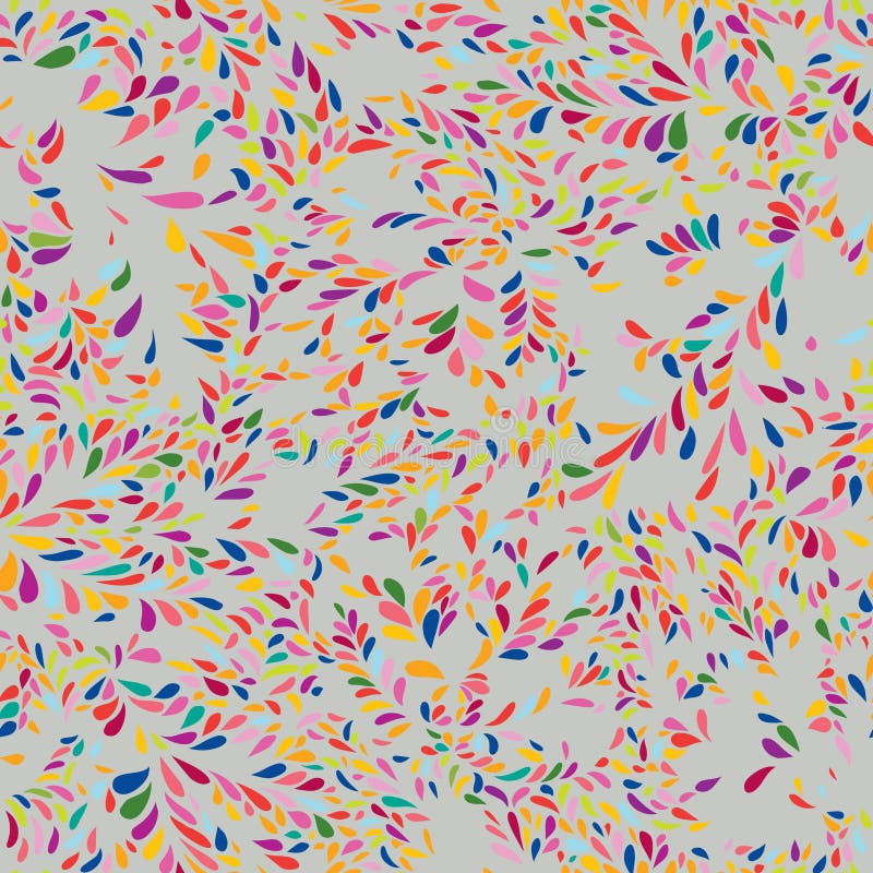 Texture sans couture de tache de vacances multicolores florales abstraites de modèle illustration de vecteur Texture sans couture de tache de vacances multicolores florales abstraites de modèle illustration de vecteur