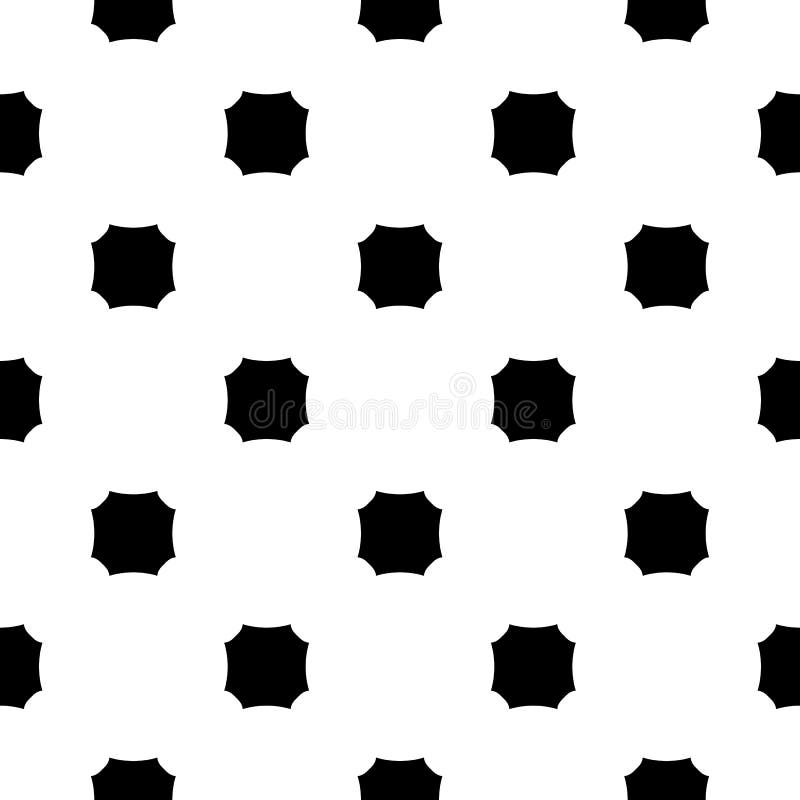 Texture sans couture monochrome de vecteur, modèle d'octogones illustration libre de droits Texture sans couture monochrome de vecteur, modèle d'octogones illustration libre de droits
