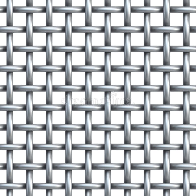 Texture sans joint de réseau en métal illustration de vecteur Texture sans joint de réseau en métal illustration de vecteur