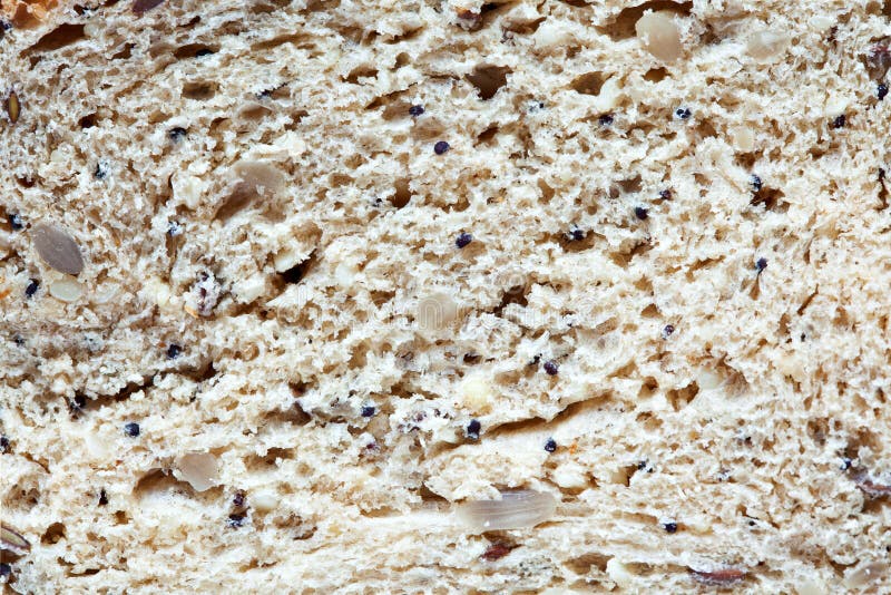Wholemeal bread texture