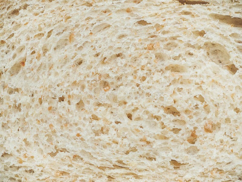 Texture of Slices of White Bread with Bran Stock Image Image of